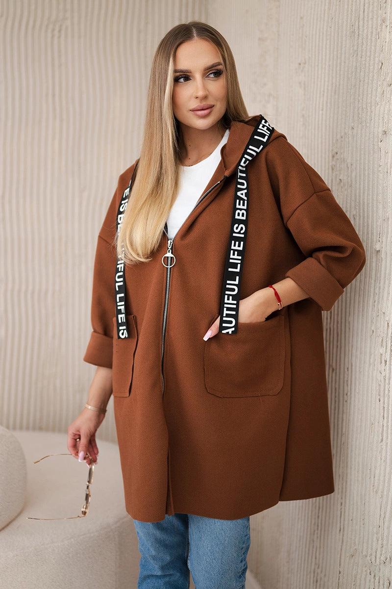 Premium Hooded Wool Coat