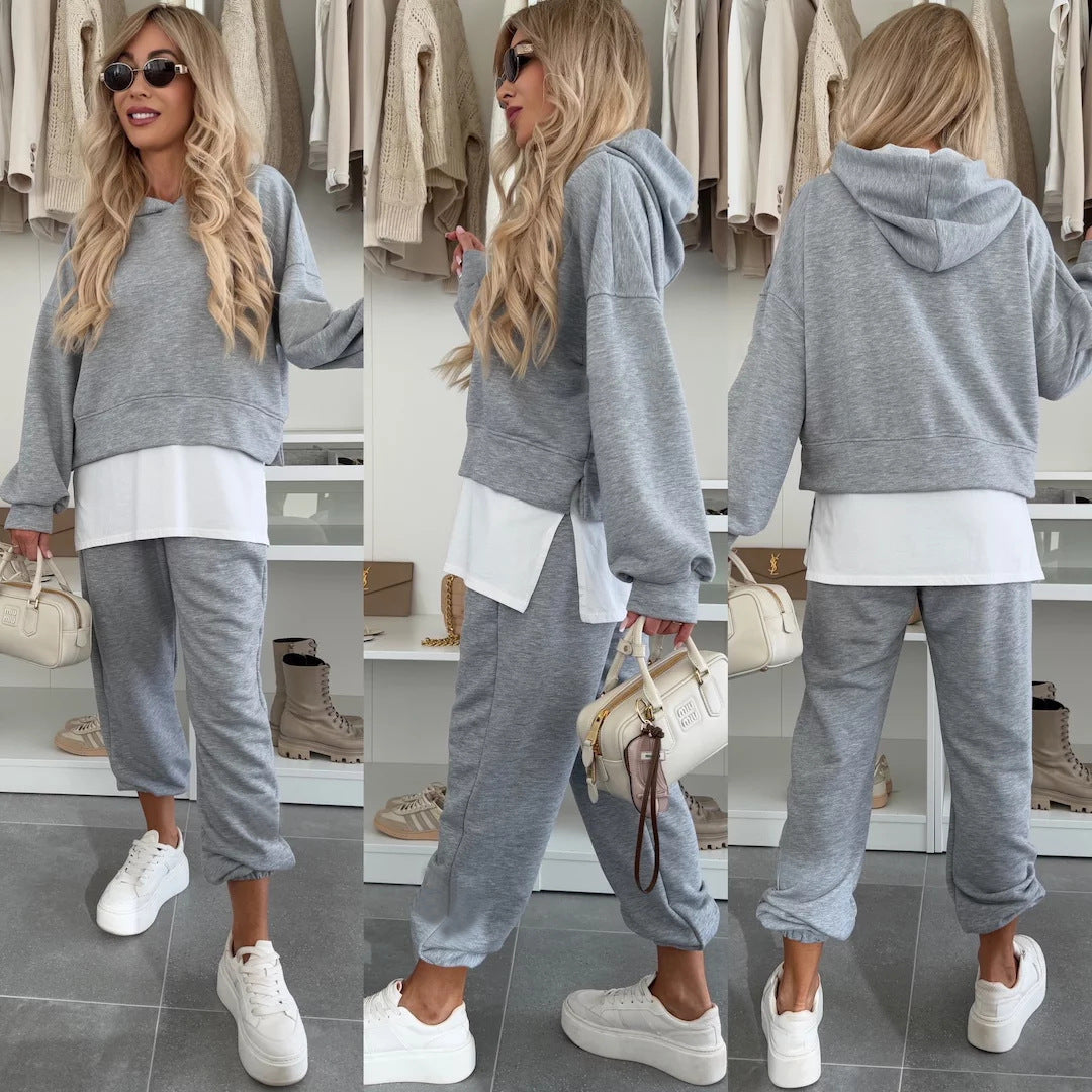 Hooded Top & Bottom Jogger Set