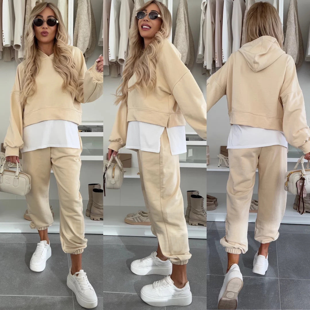 Hooded Top & Bottom Jogger Set