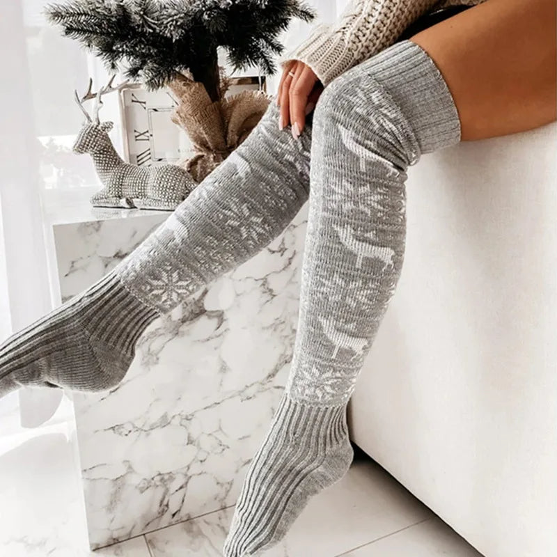 Casual Long Socks For Ladies Gifts Free Size