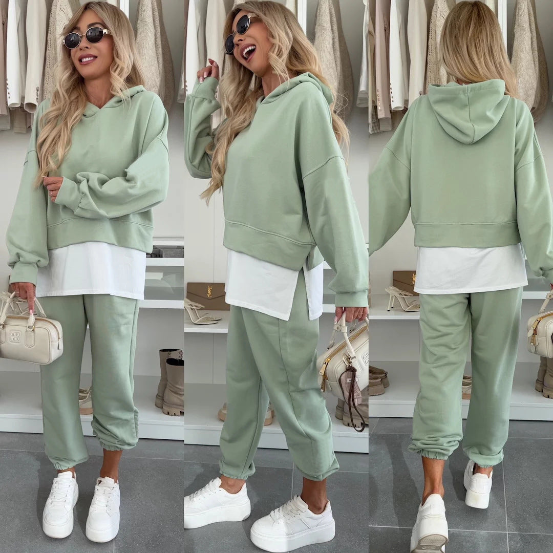 Hooded Top & Bottom Jogger Set