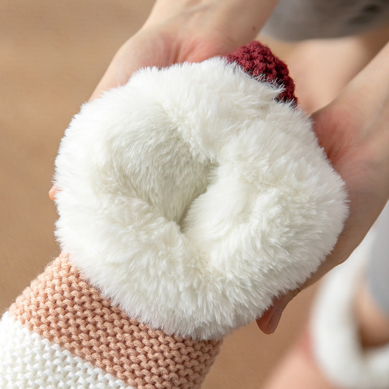 Women's  Home Indoor Warm Non-slip Carpet Socks