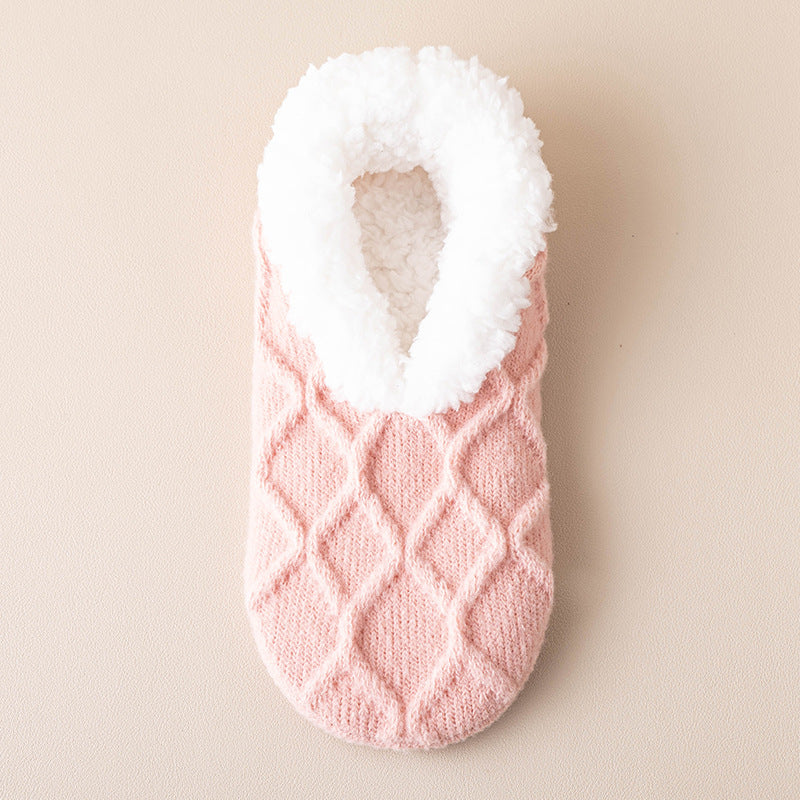 Winter Warm Short Cotton Slipper Socks Unisex