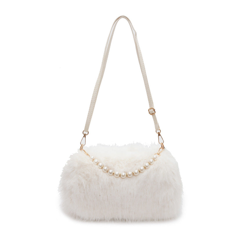 Pearl Chain Crossbody Female Bag