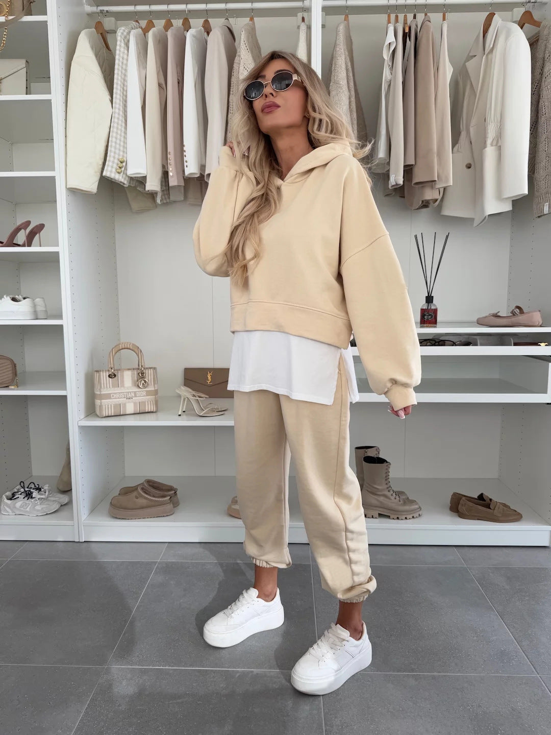 Hooded Top & Bottom Jogger Set