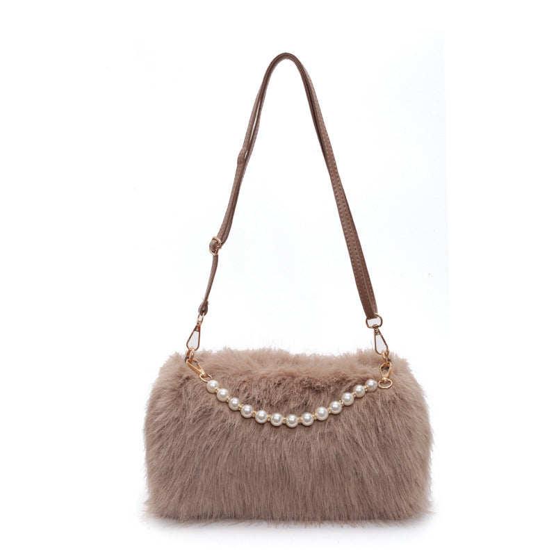 Pearl Chain Crossbody Female Bag