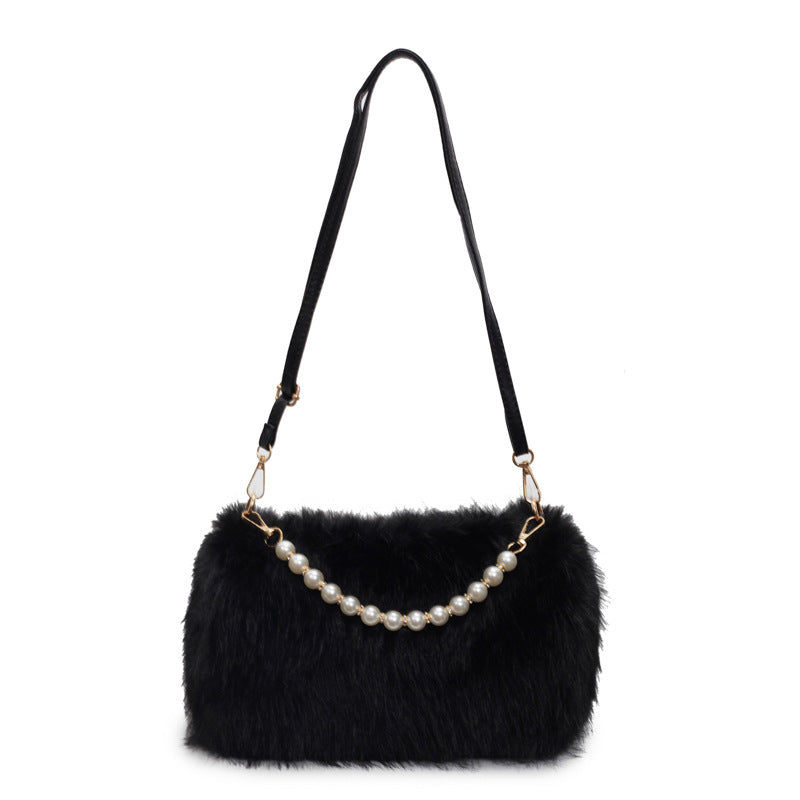 Pearl Chain Crossbody Female Bag