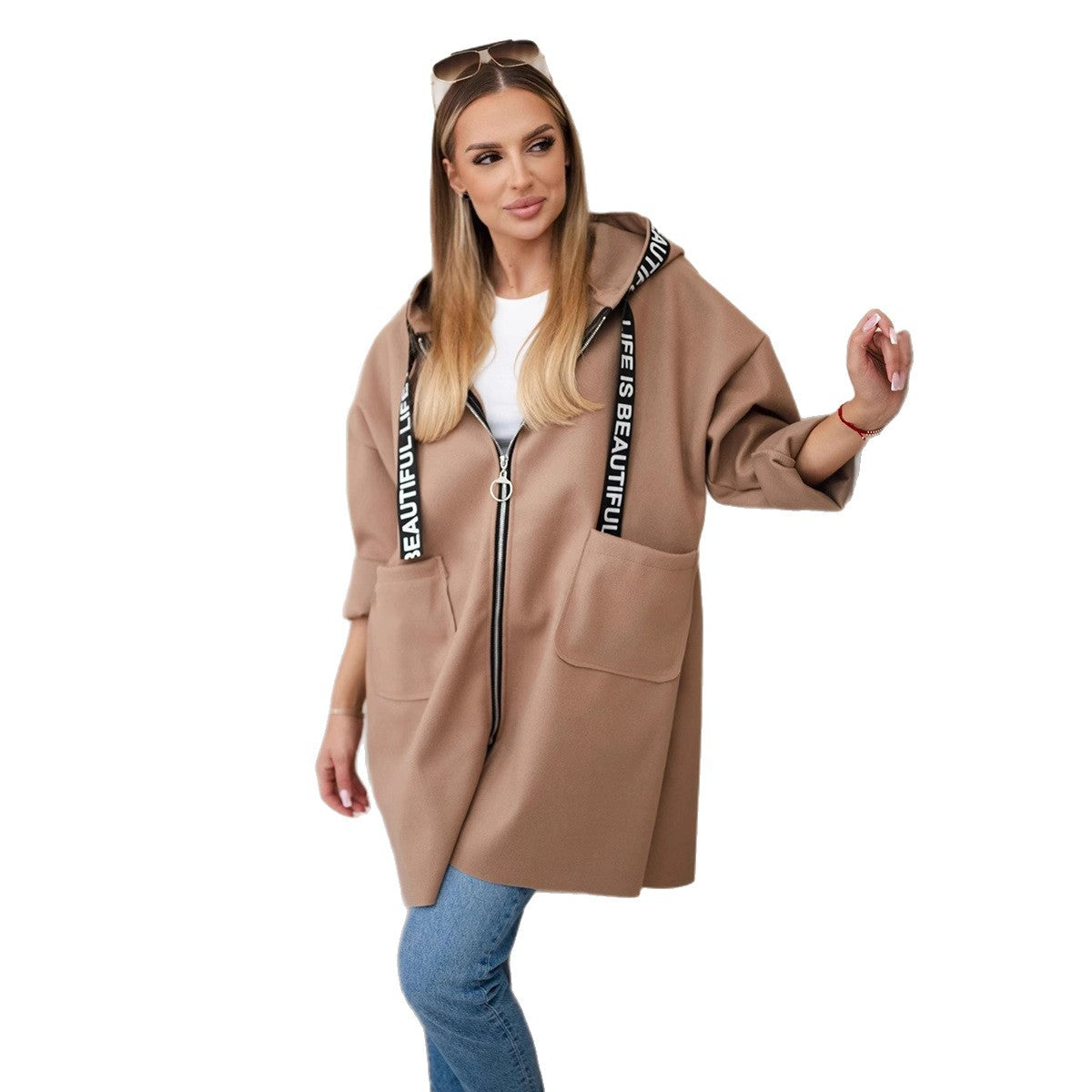 Premium Hooded Wool Coat