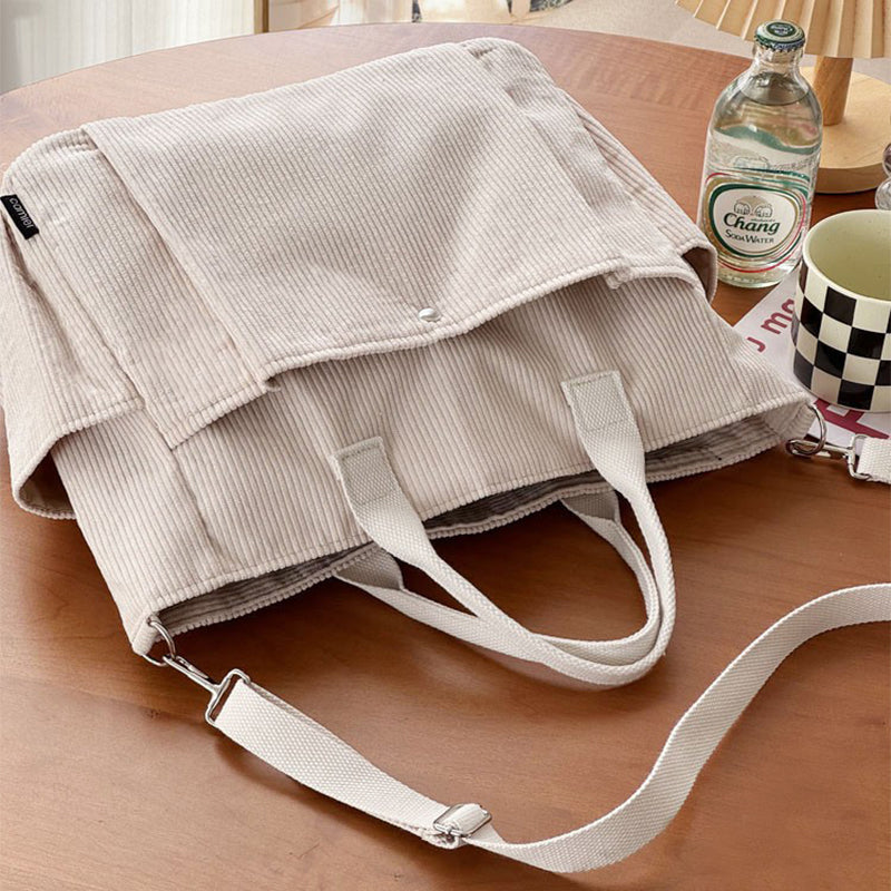 Thick Corduroy Shoulder Bags