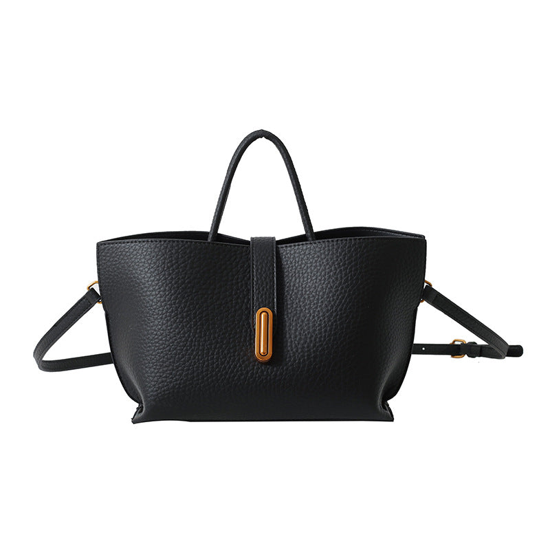 INS Litchi Pattern Totes Handbag For Women