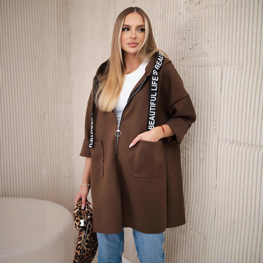 Premium Hooded Wool Coat