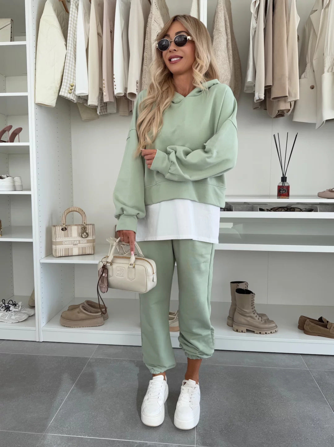 Hooded Top & Bottom Jogger Set