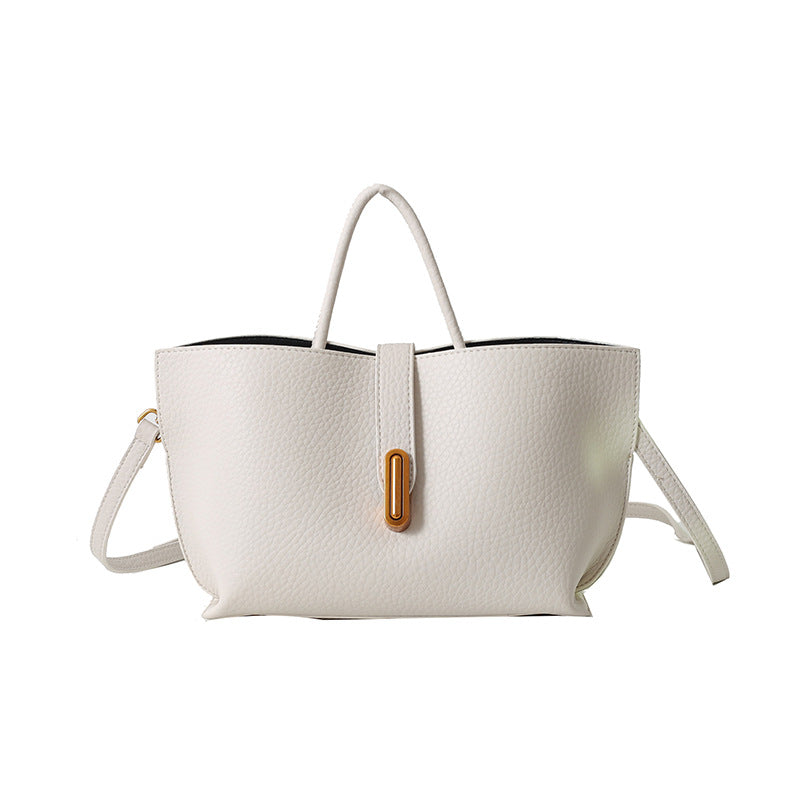 INS Litchi Pattern Totes Handbag For Women